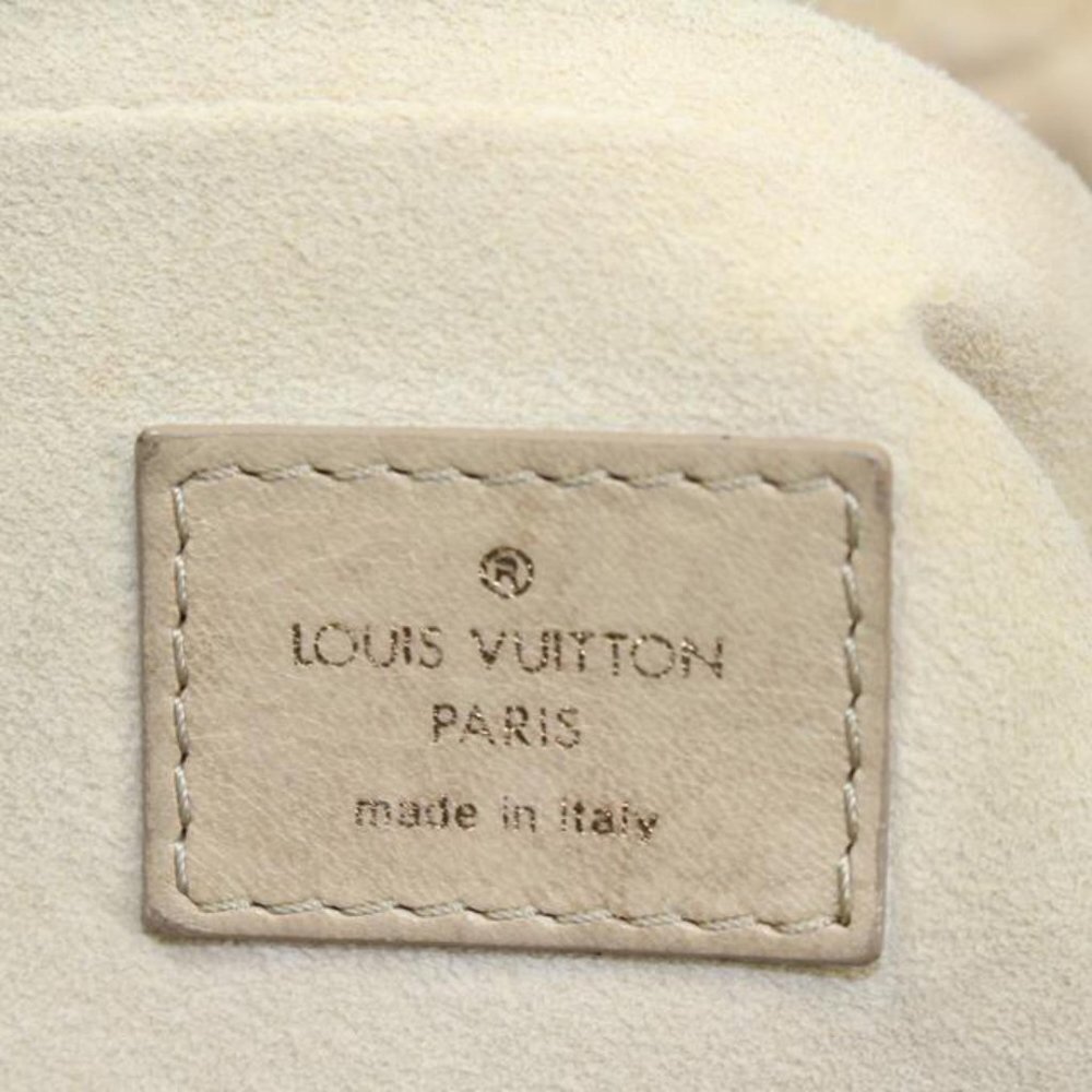 Louis Vuitton Beige Ecru Monogram Leather Olympe Croissant Hobo 28lk324s - Picture 3 of 12